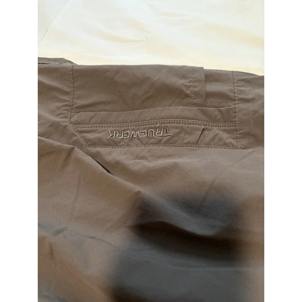 Truewerk T1 Werkpant Mens 38 x 34 Dark Gray Technical Work Cargo Pants Stretch